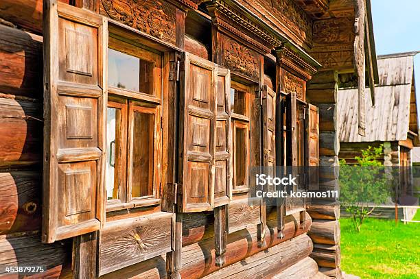 Windows With Wooden Architraves And Shutters Stock Photo - Download Image Now - Ancient, Architecture, Backgrounds