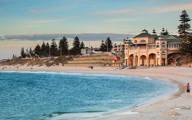 Cottesloe Cottesloe beach in Perth cottesloe stock pictures, royalty-free photos & images