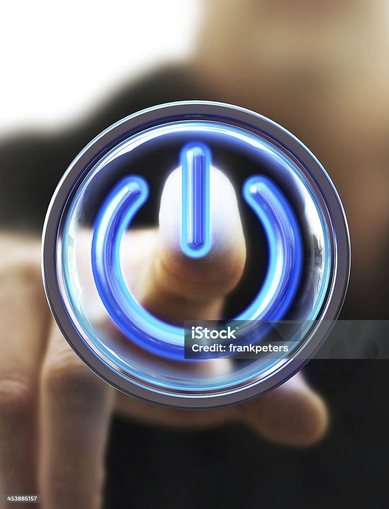 Turn On Program Turn On Stock Photo - Download Image Now - Authority, Badge, Business ...