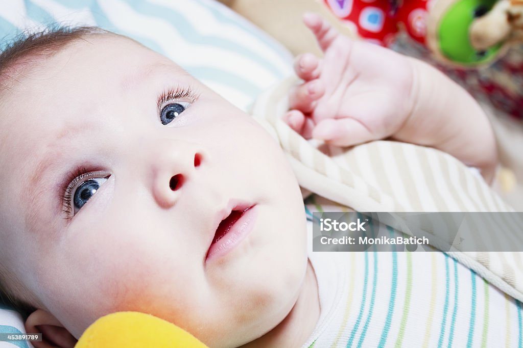 아기 남자아이 - 로열티 프리 2-5 개월 스톡 사진