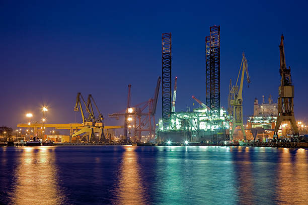 istock Oil rig in the yards 453892795
