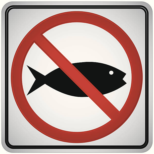 no 낚시는요 팻말. - no fishing stock illustrations