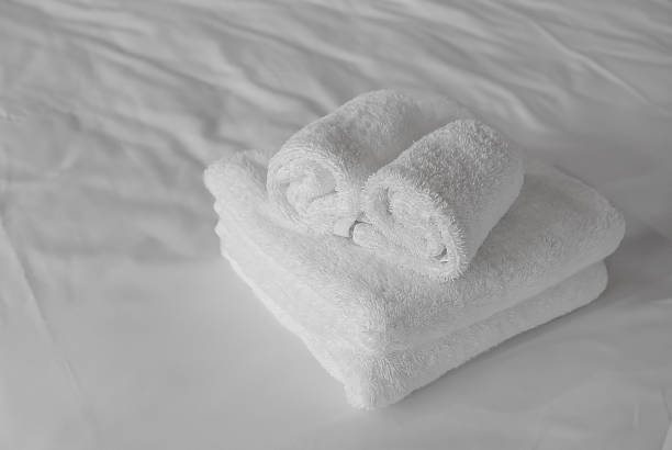 istock towels on bed in a hotel room 453906401