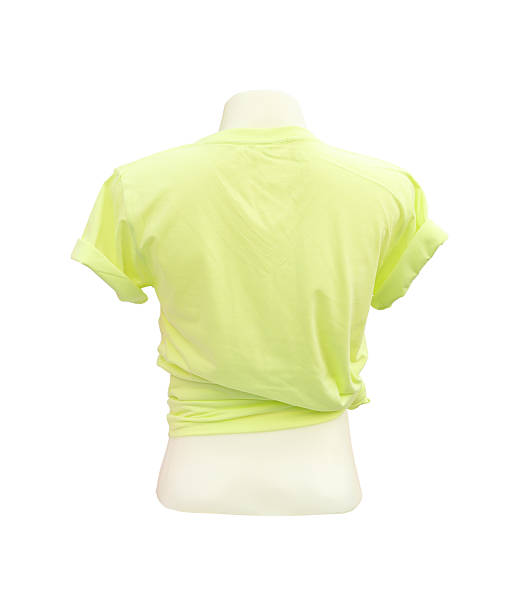 istock female tshirt template on the mannequin (back side) 453909493