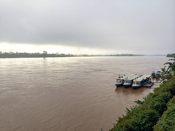 istock Riverside view of Golden Triangle,Thailand 02 453909717