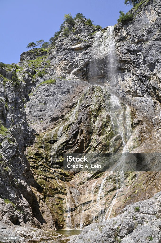 Waterfall in Oetschergraben, Austria Backgrounds Stock Photo