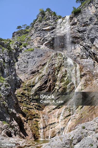 Waterfall In Oetschergraben Austria Stock Photo - Download Image Now - Backgrounds, Drop, Falling