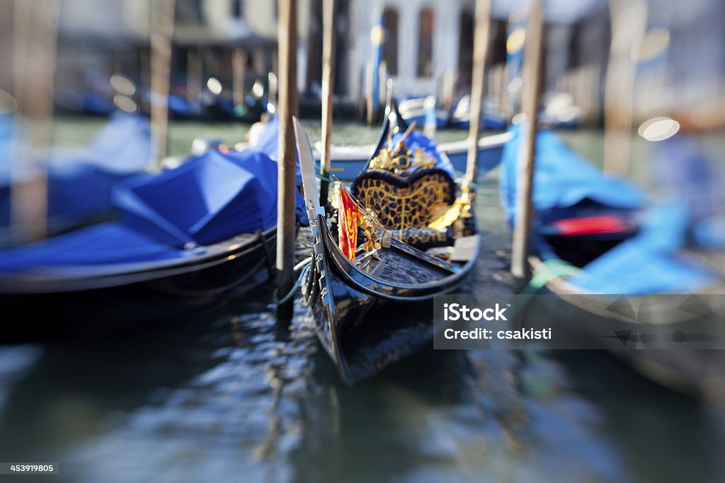 Gondoles à Venise - Photo de Gondole libre de droits