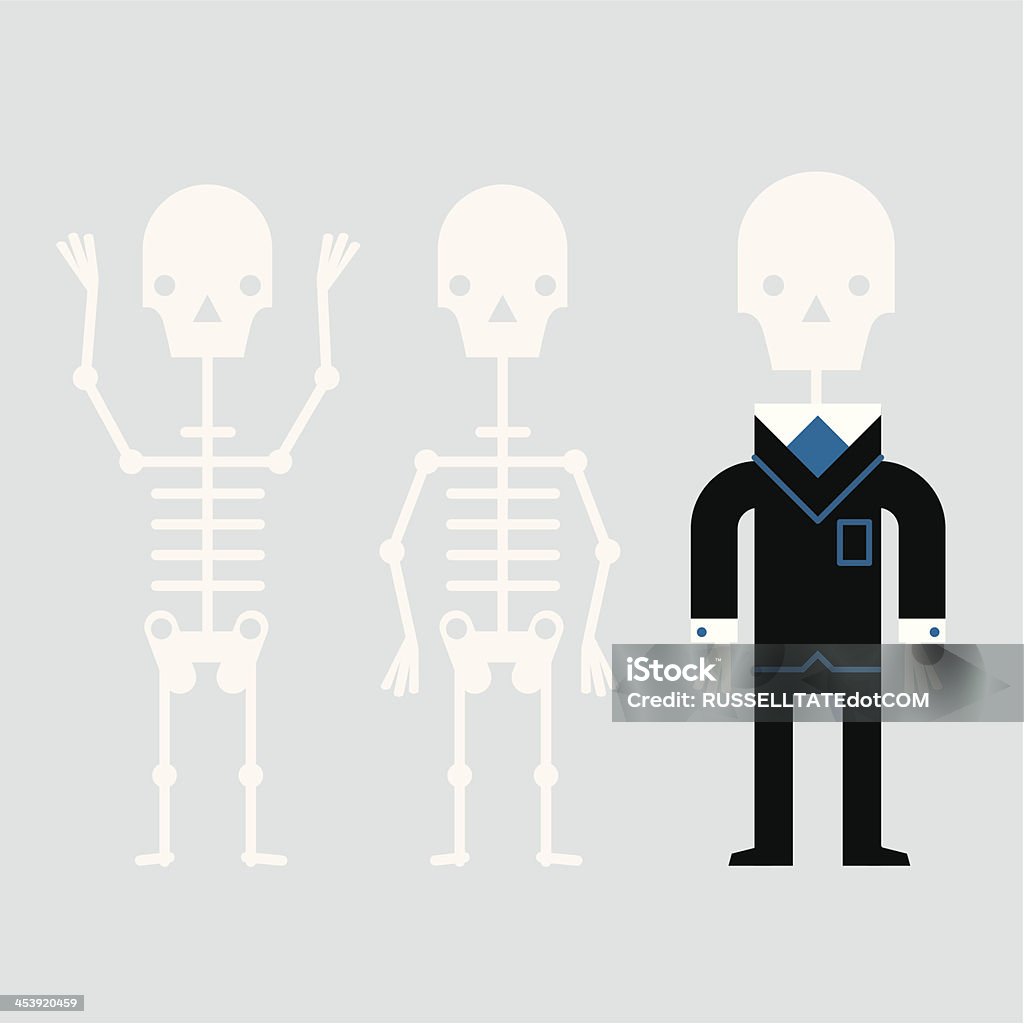 InfoGraphic Skeleton Staff http://dl.dropbox.com/u/38654718/istockphoto/Media/download.gif Day Of The Dead stock vector