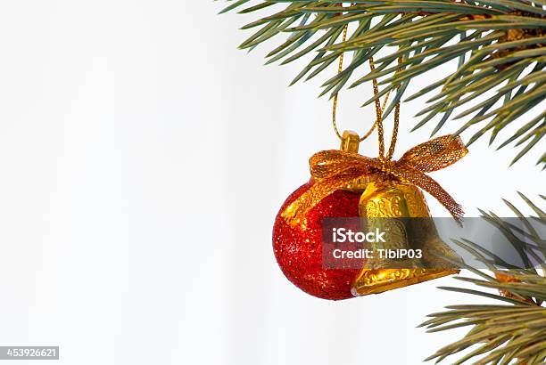 Bell And Ball Stock Photo - Download Image Now - Bell, Blue, Branch - Plant Part