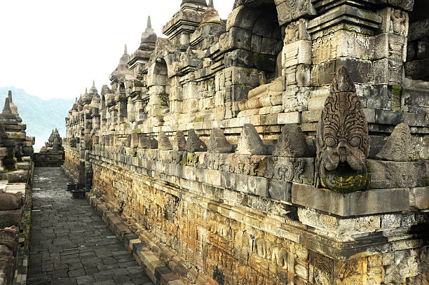 istock Archaeological site of Borobudur 453934067