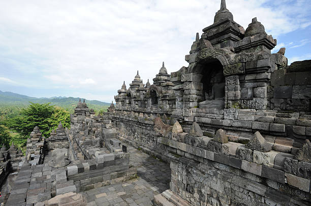 istock Archaeological site of Borobudur 453935751