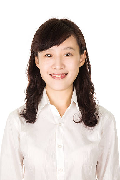 istock Asian bussiness woman isolated on white background 453936125