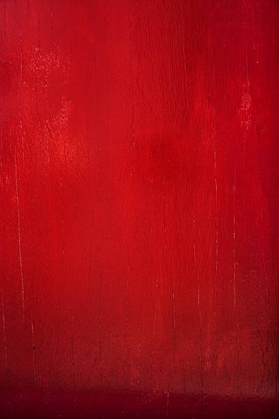 Red Wood Door Background, Abstract or Texture.