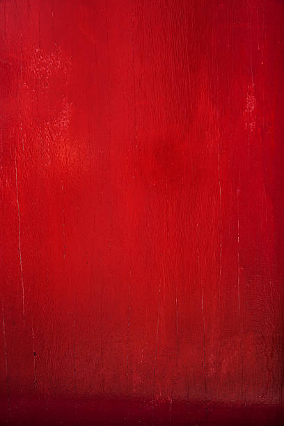 Red Wood Door Background, Abstract or Texture. stock photo