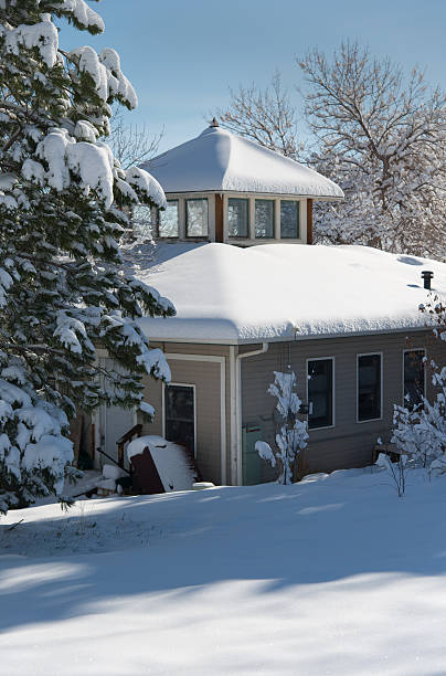 istock Boulder, Colorado. Chatauqua Lodge in Winter 453939779