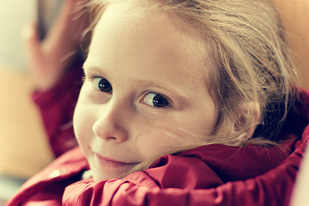istock Girl rides on a train 453946643
