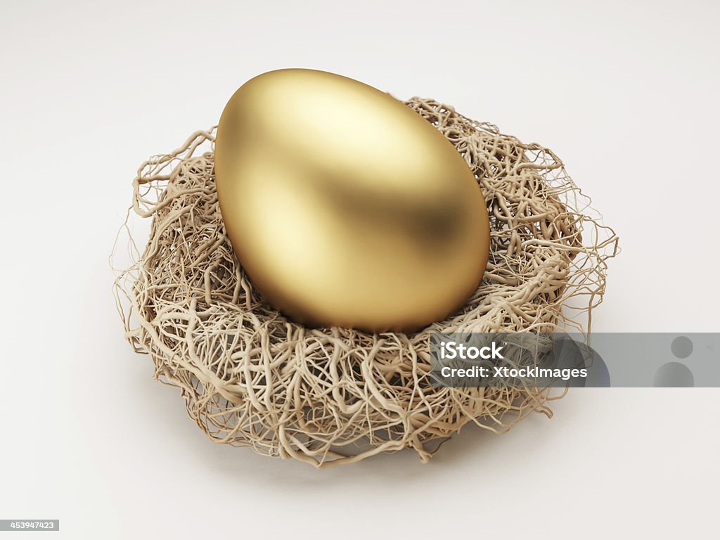 Nest Egg - Lizenzfrei Gold - Edelmetall Stock-Foto