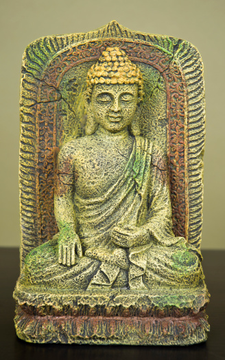 Indian Hindu Female Goddess Green Statue Statuette Stock Photo Indian Hindu Female Goddess Green Statue Statuette Stock Photo