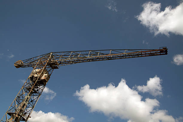Old crane at the former NDSM shipyard Amsterdam