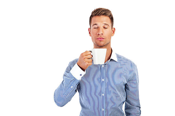 istock Young attractive businessman with white cap 453952125
