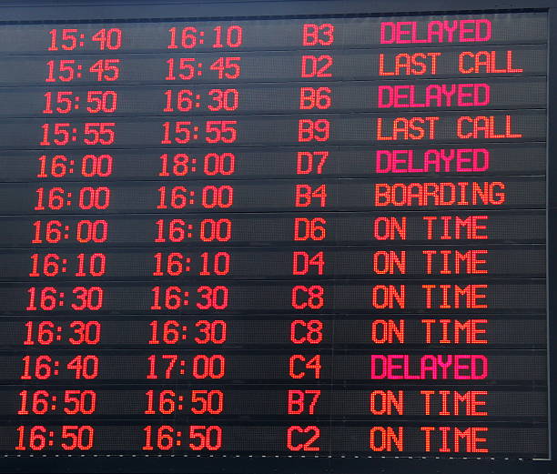 istock Arrival Departure Board in  International Airport 453952973