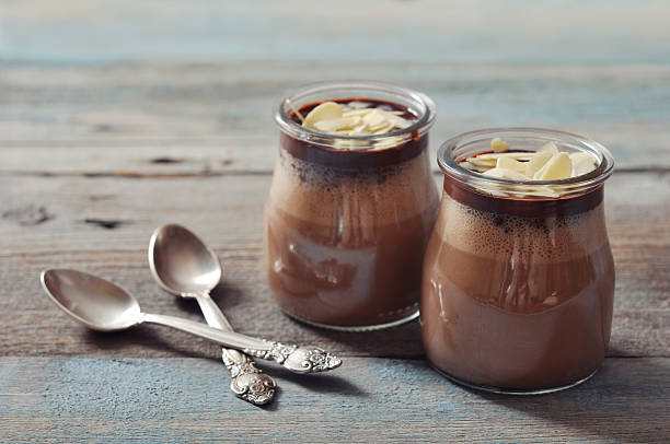 istock Panna cotta with almond 453953061