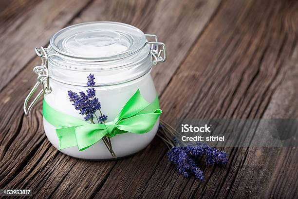 Natural Lavender And Coconut Body Butter Diy Stock Photo - Download Image Now - Almond, Animal Body Part, Animal Skin