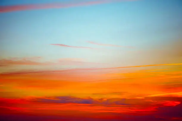 Photo of Colorful sky at sunset