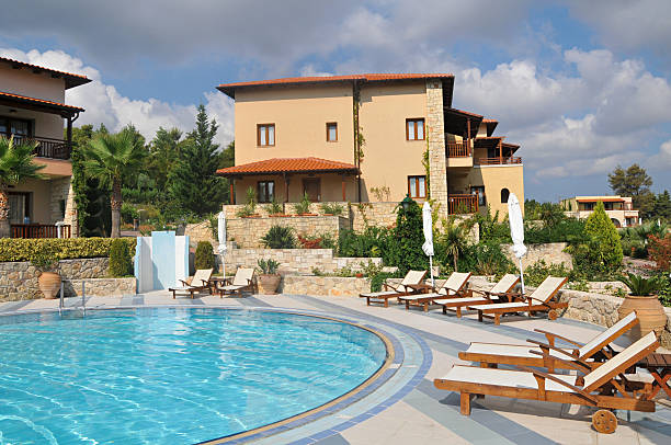 istock Building of the luxury hotel 453956571