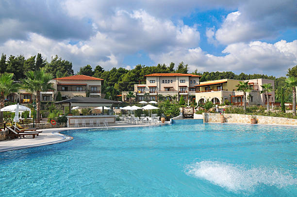 istock Building of the luxury hotel 453956605