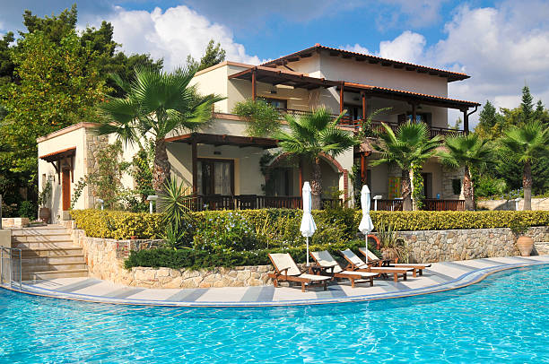 istock Building of the luxury hotel 453956639