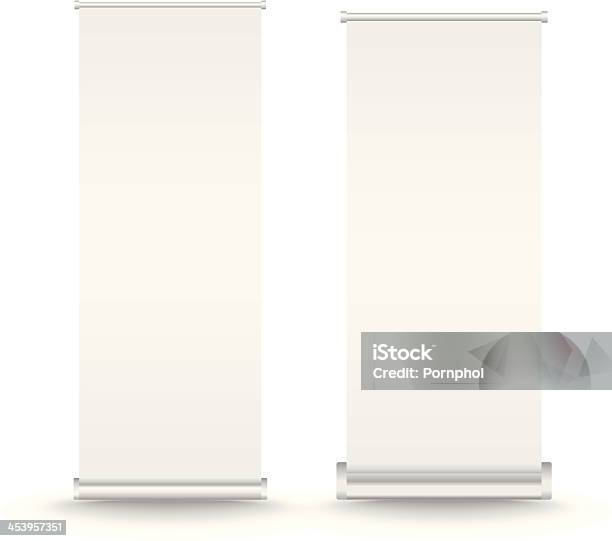 Vector Conjunto De Roll Up Banner - Arte vetorial de stock e mais imagens de Admirar a Vista - Admirar a Vista, Afixar Cartaz, Alumínio