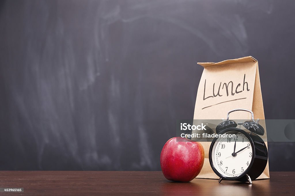 Back to school Back to school concept image. Lunch Stock Photo