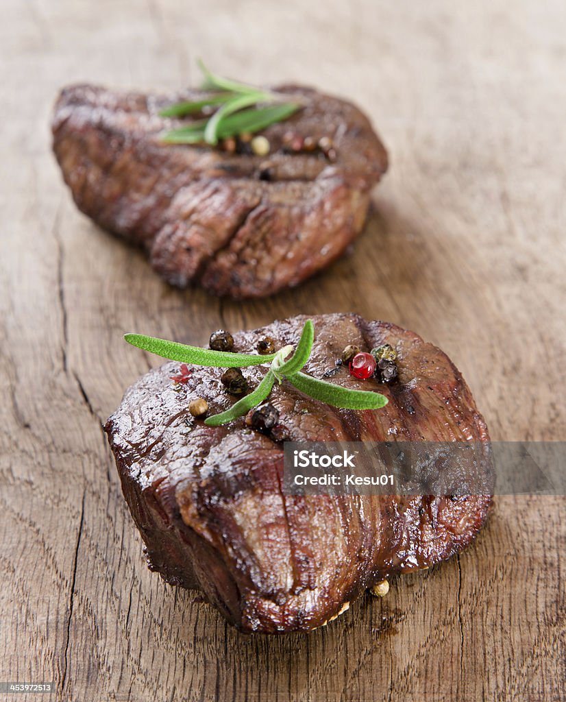 Delicioso bifes de Carne de Vaca - Royalty-free Alecrim Foto de stock