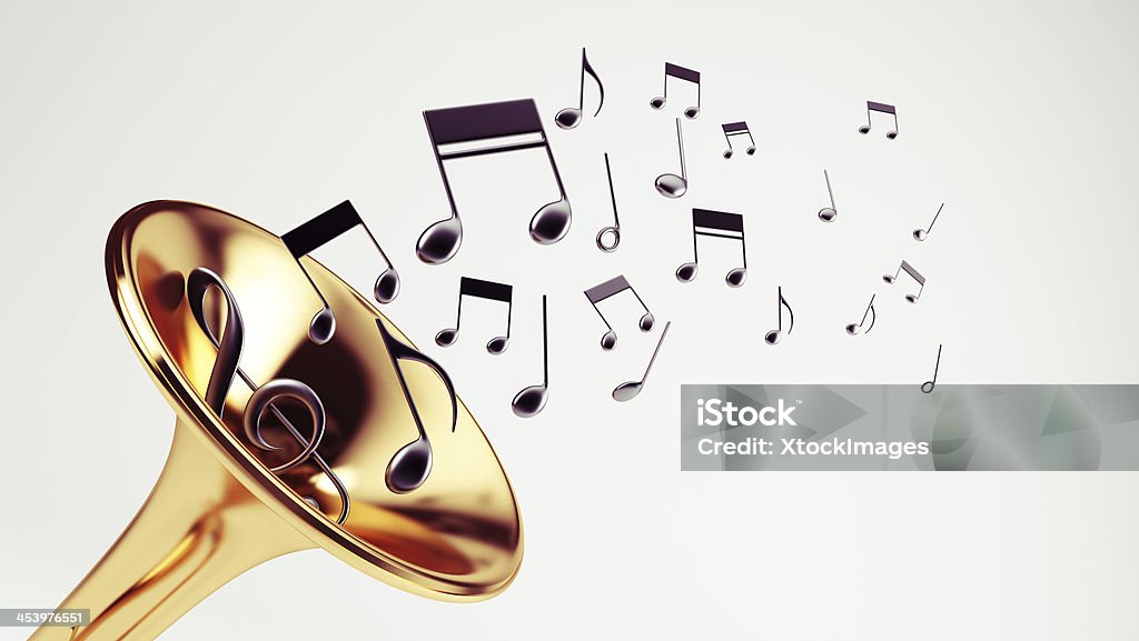 Conceito de Música - Royalty-free Brass Band Foto de stock