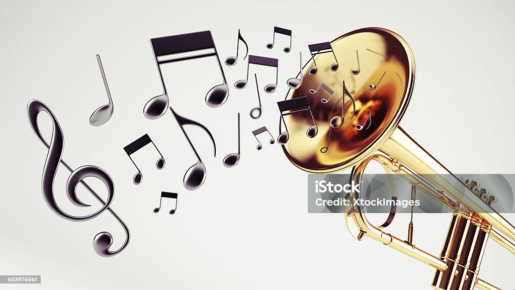 Concetto musicale - Foto stock royalty-free di Brass Band