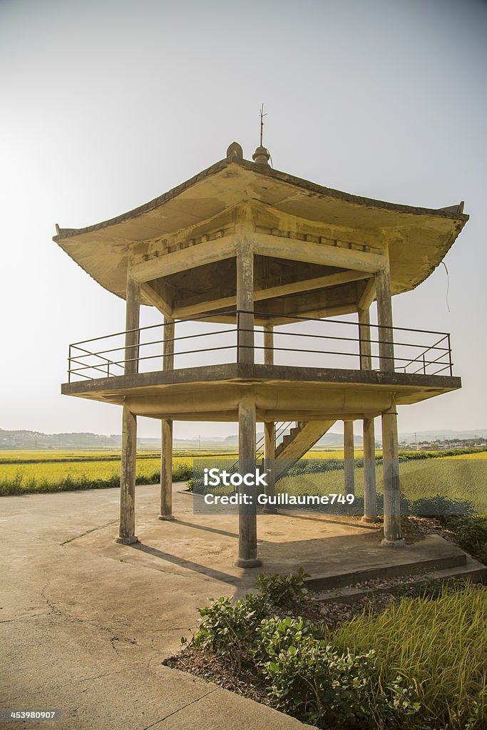 Pagoda y el arroz campos - Foto de stock de Aire libre libre de derechos