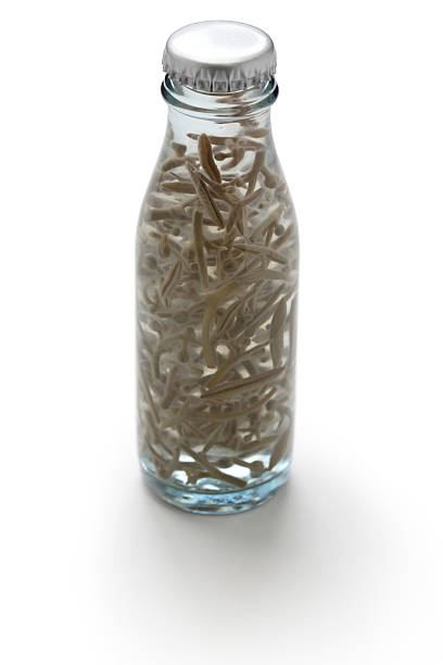 junsai, water shield junsai, water shield in bottle, japanese food junsai water shield stock pictures, royalty-free photos & images