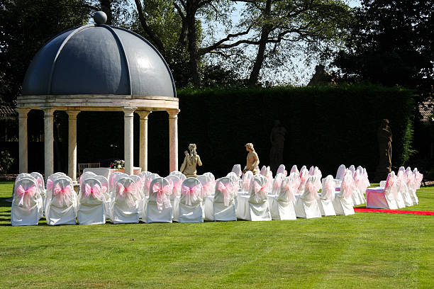 istock Outdoor wedding gazebo 453985529