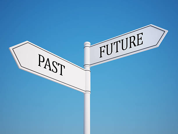 istock Past and Future Signpost with Clipping Path 453985551