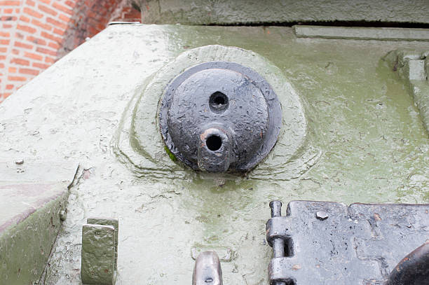 istock Machine gun gunner-radio operator on a Soviet tank T-34 453987463