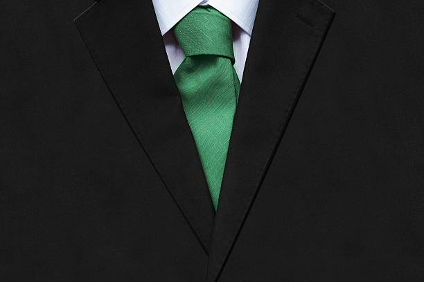 istock Closeup businessman suit with tie 453991781