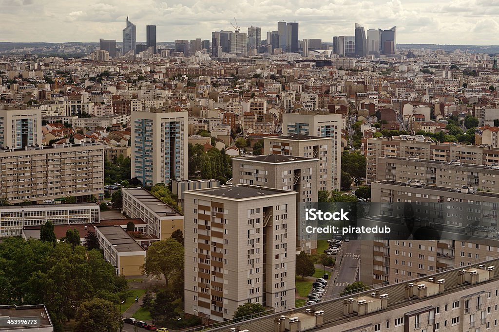 Paris suburbs defense view of the defense of the town hall of gennevilliers Public Housing Stock Photo
