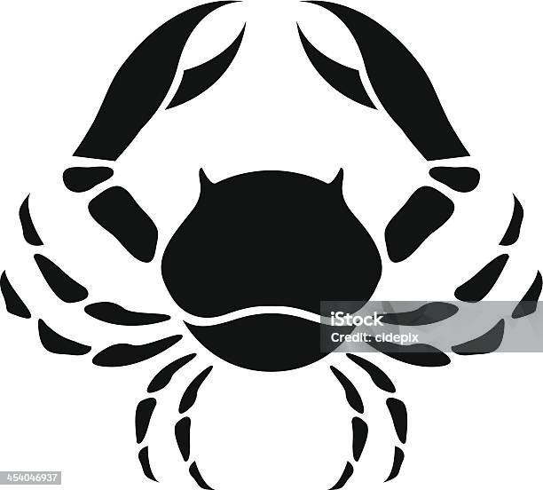 Black Cancer Zodiac Star Sign Stock Illustration - Download Image Now - Animal, Astrology, Astrology Sign