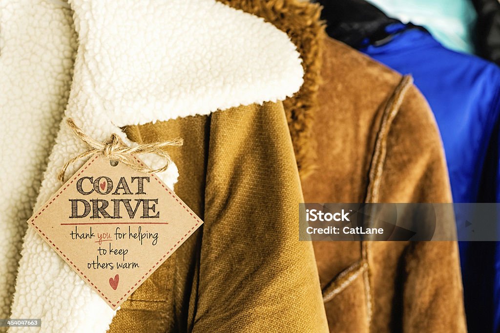 Coat Drive Promotion Coat - Garment Stock Photo