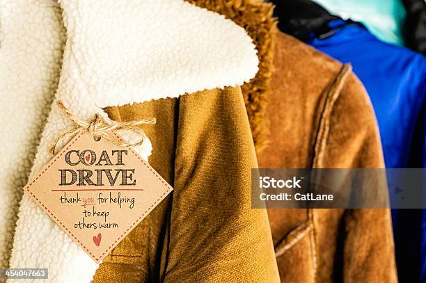 Coat Drive Promotion Stock Photo - Download Image Now - Coat - Garment, Motivation, Charitable Donation