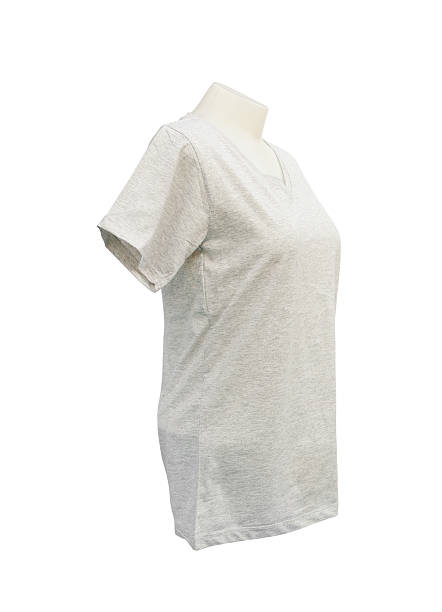 istock female tshirt template on the mannequin 454049617