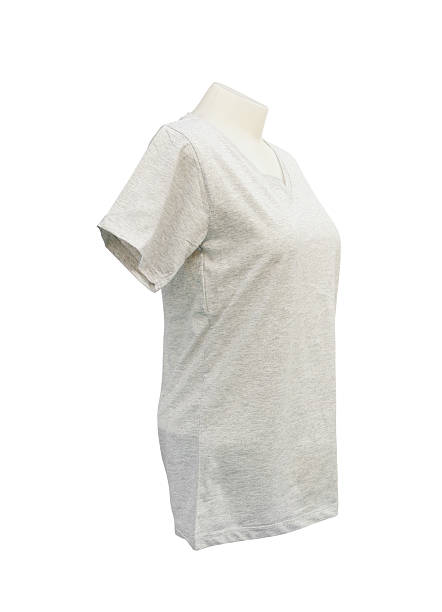 Female Shirt Template On The Mannequin Stock Photos, Pictures & Royalty ...