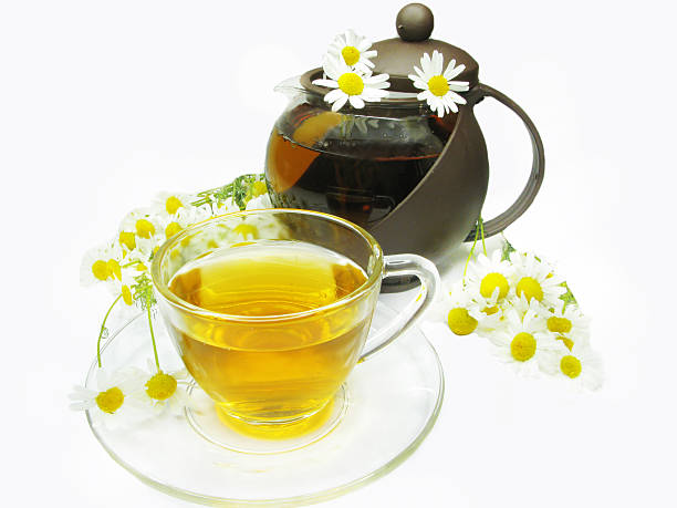 istock herbal tea with daisy flowers 454050051